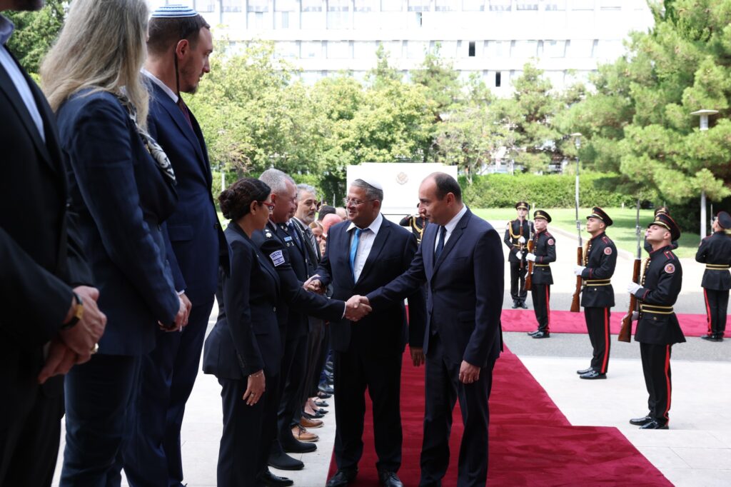 საქართველოში იმყოფება ისრაელის ეროვნული უსაფრთხოების მინისტრი, იტამარ ბენ გვირი