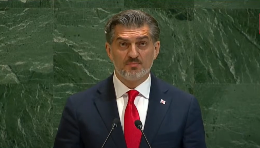 „ვითხოვთ სამართლიან და ღირსეულ დამოკიდებულებას“ - რა თქვა ყაველაშვილმა გაეროში