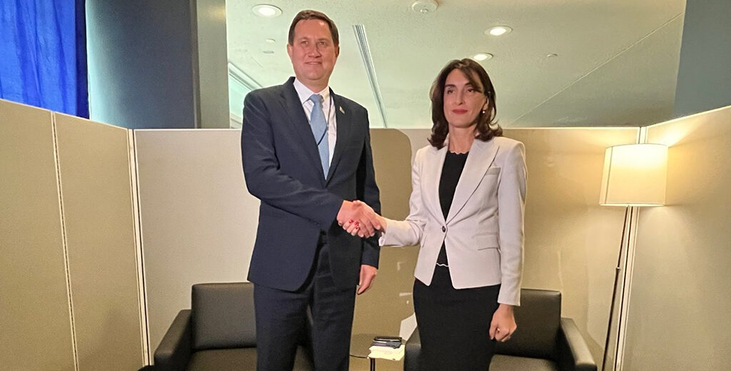 მაკა ბოჭორიშვილი ბელორუსის საგარეო საქმეთა მინისტრს შეხვდა