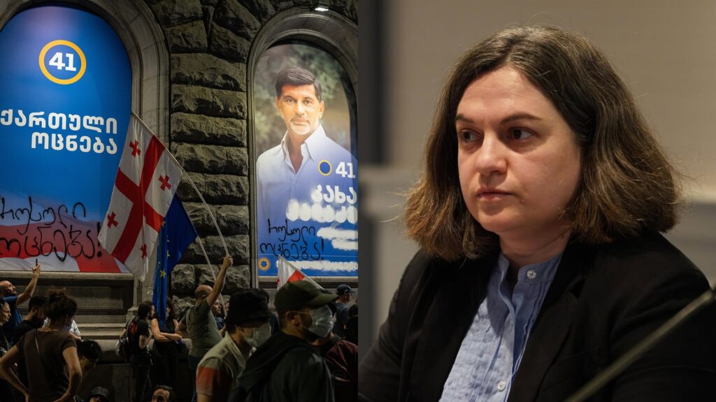 ქურდოვანიძე: პლაკატი, რომლის დაზიანების საფუძვლითაც სტუდენტი გოგო დაიჭირეს, შესაძლოა შეფასდეს კანონის დარღვევით გამოფენილ ბანერად