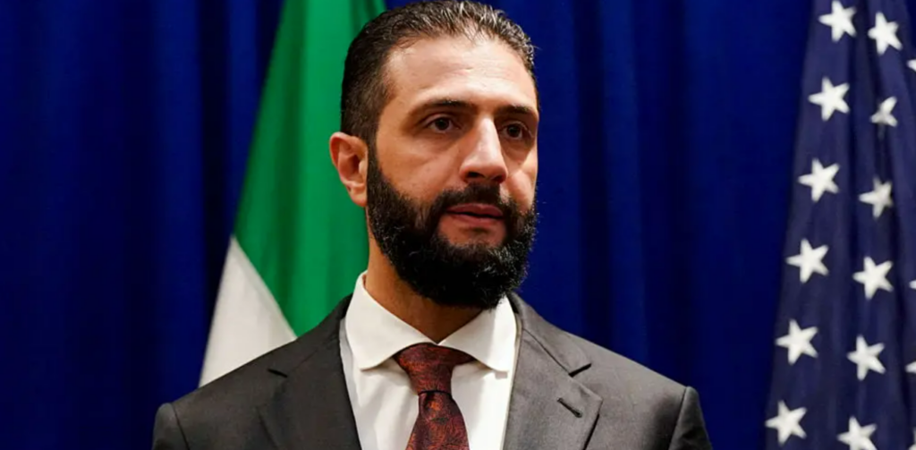 სირიის პრეზიდენტი, აჰმედ შარაა აშშ-ში ოფიციალური ვიზიტით ჩავიდა 