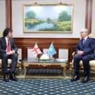 ირაკლი კობახიძე ყაზახეთის პრეზიდენტს, კასიმ-ჟომარტ ტოკაევს შეხვდა