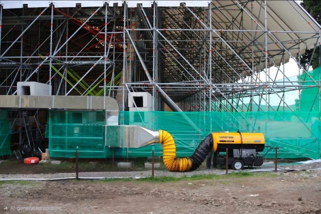 რას ამბობს გელათის რეაბილიტაციის კომიტეტი ტაძრის დროებითი გადახურვის გათბობის სისტემაზე