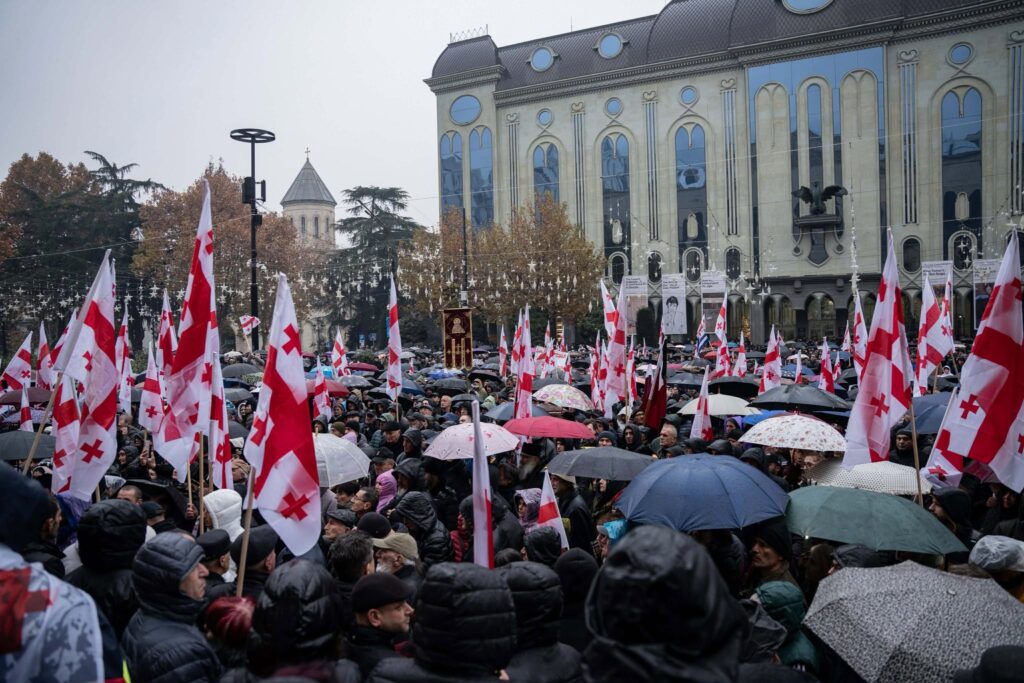 ულტრამემარჯვენე „ალტ ინფოს“ ორგანიზებით Eagle Hills-ის პროექტების წინააღმდეგ საპროტეტსო აქცია გაიმართა