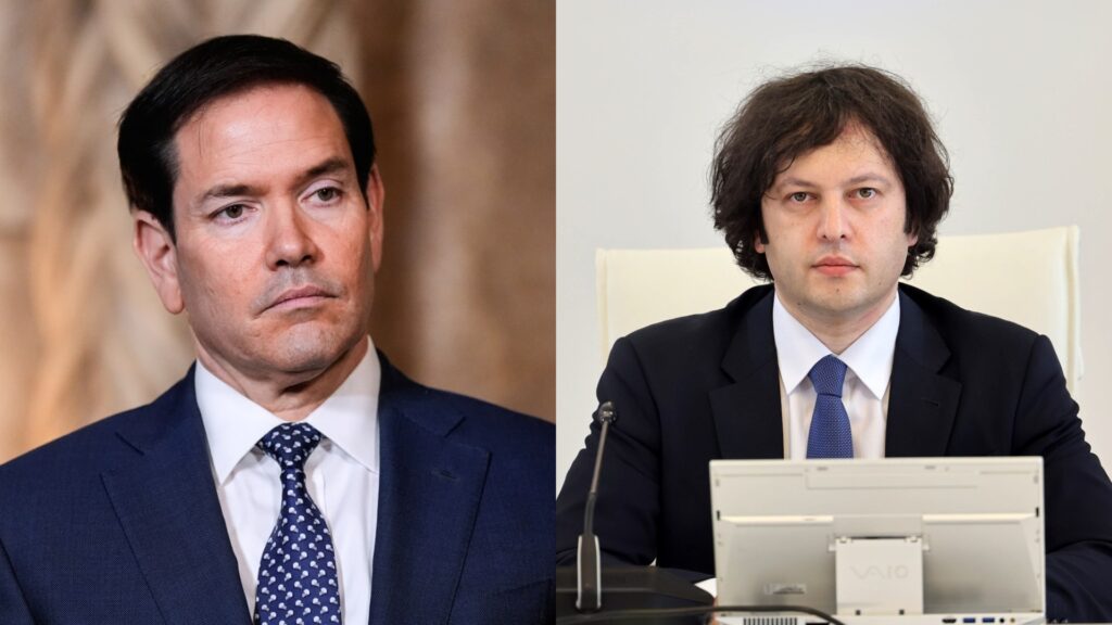 „განიხილეს ორმხრივი ინტერესის სფეროები“ - მარკო რუბიო ირაკლი კობახიძეს ესაუბრა