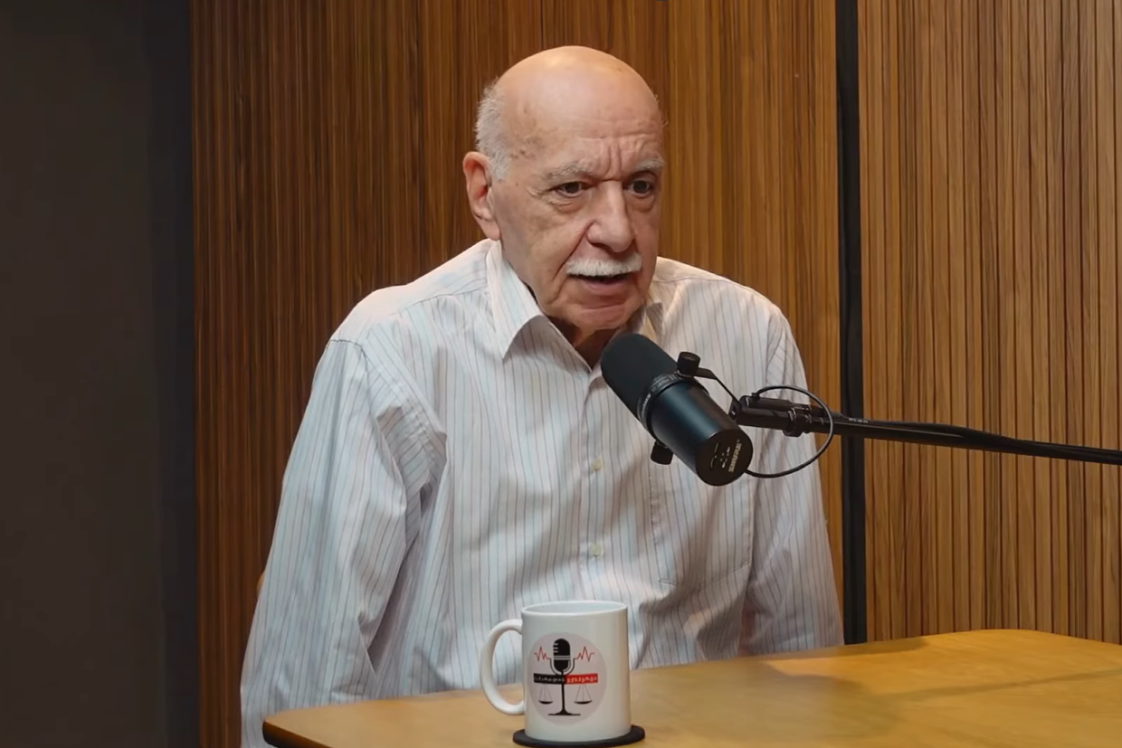 ალიკო ცინცაძე საუბრობს პოდკასტში Justice Expert. კადრი ვიდეოდან.