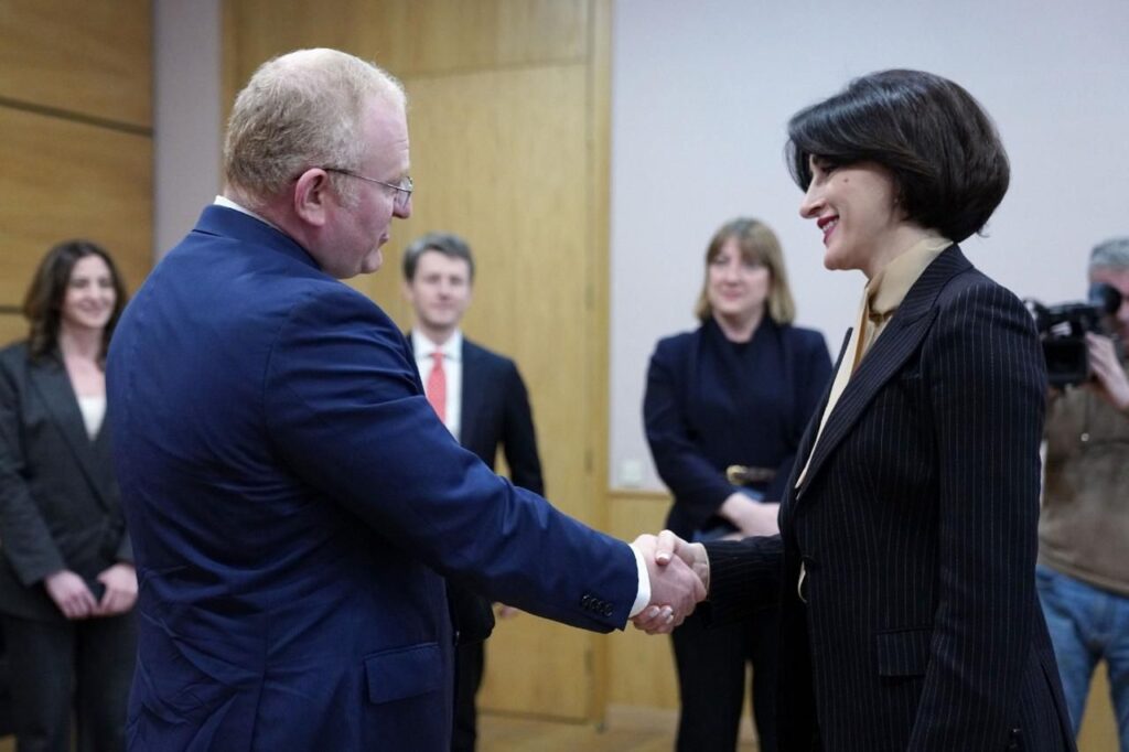 აშშ-ის სახელმწიფო დეპარტამენტის წარმომადგენელი მაკა ბოჭორიშვილს შეხვდა