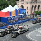 სომხეთში ბოლო ათწლეულის განმავლობაში პირველად გაიმართა სამხედრო აღლუმი 