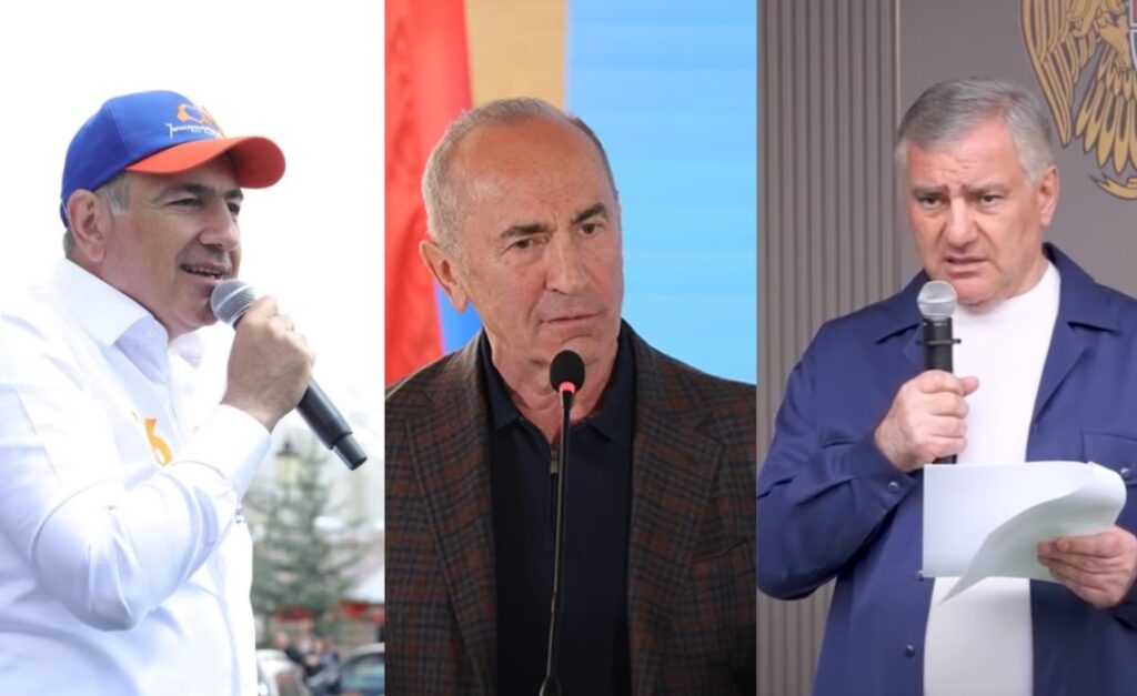 სისხლის სამართლის საქმეები და ბრალდებები გარე ჩარევაზე: სომხეთში წინასაარჩევნო კამპანია მწვავდება