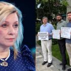 ზახაროვა ექსტრემისტებს უწოდებს ქართველ აქტივისტებს, რომელბმაც რუსული ენის დღის აღნიშვნა გააპროტესტეს