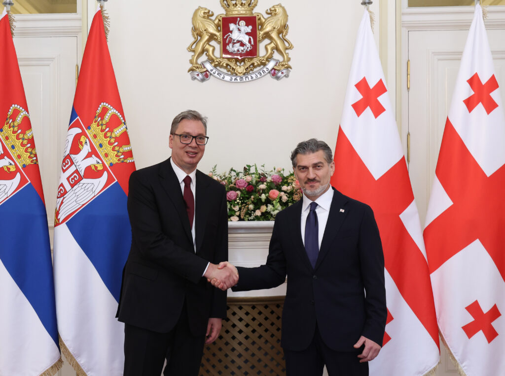 მიხეილ ყაველაშვილი სერბეთის პრეზიდენტს, ალექსანდრ ვუჩიჩს შეხვდა