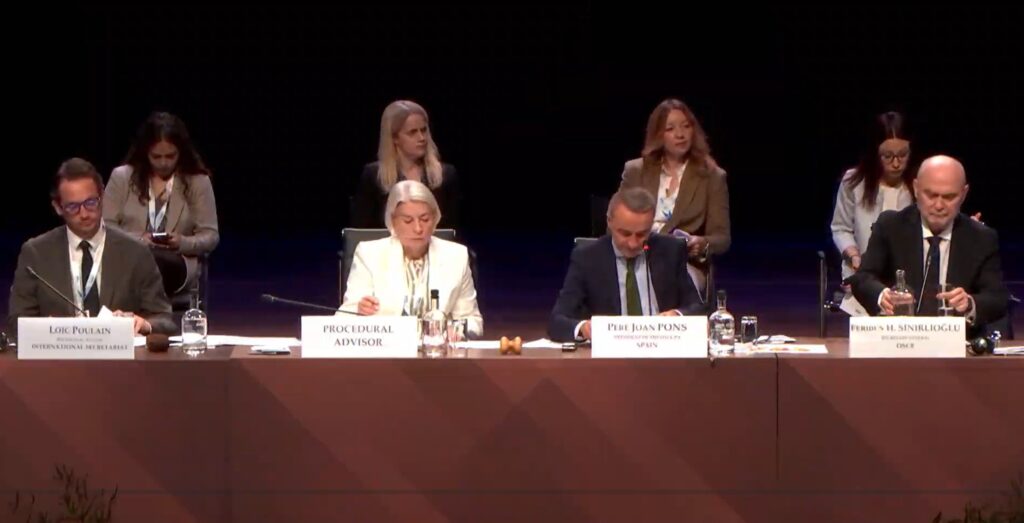 OSCE PA-მ მიიღო დეკლარაცია, რომელიც საქართველოს შესახებ რეზოლუციასაც მოიცავს
