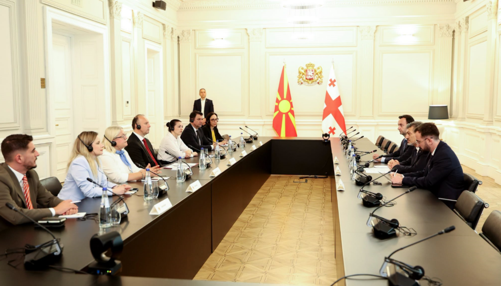 ჩრდილოეთ მაკედონიის რესპუბლიკის პარლამენტის თავმჯდომარე აფრინ გაში ოფიციალური ვიზიტით საქართველოში იმყოფება