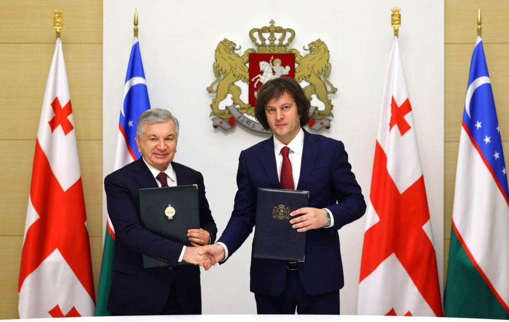 საქართველოსა და უზბეკეთს შორის სტრატეგიული პარტნიორობის შეთანხმება გაფორმდა