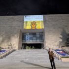 ირანის ელჩმა საელჩოს შენობის ფასადი ქეთევან დედოფლის გამოსახულებით გაანათა