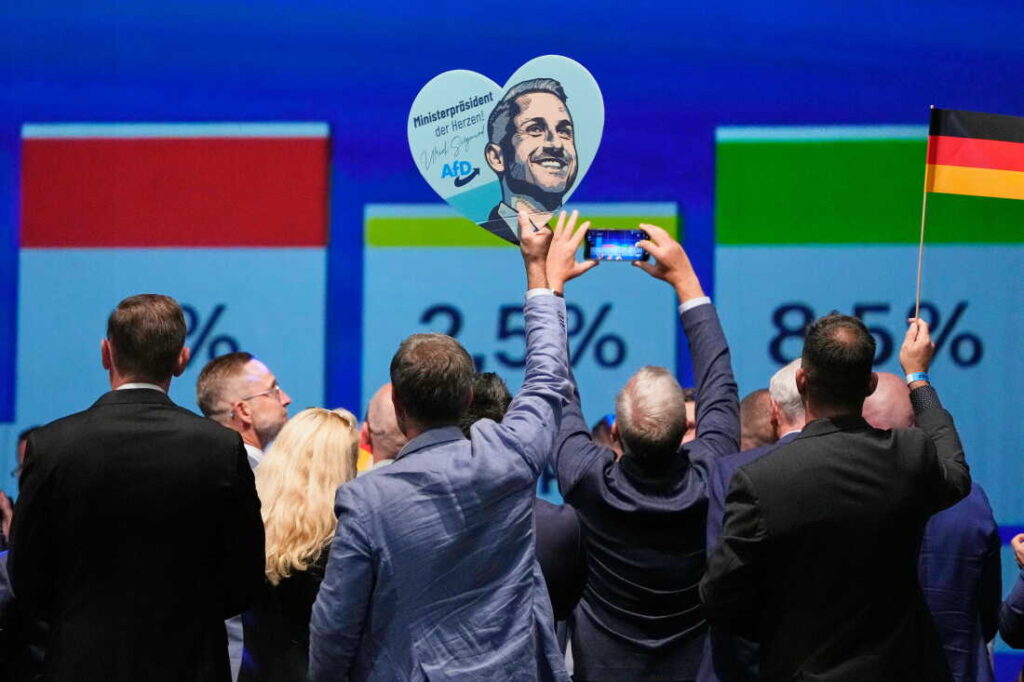 ულტრამემარჯვენე AfD-მ რეგიონულ არჩევნებში გაიმარჯვა, თუმცა უმრავლესობა ვერ მოიპოვა