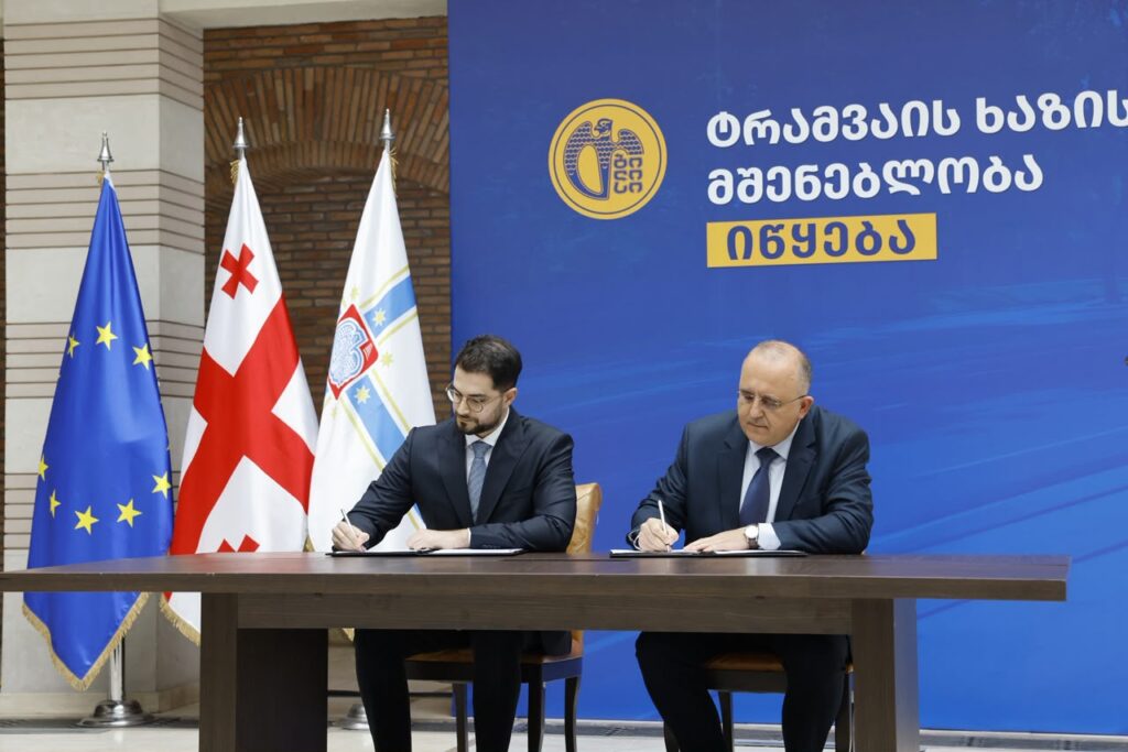 ტრამვაის ხაზის პროექტირება-მშენებლობის ხელშეკრულება თურქულ კომპანიასთან ოფიციალურად გაფორმდა