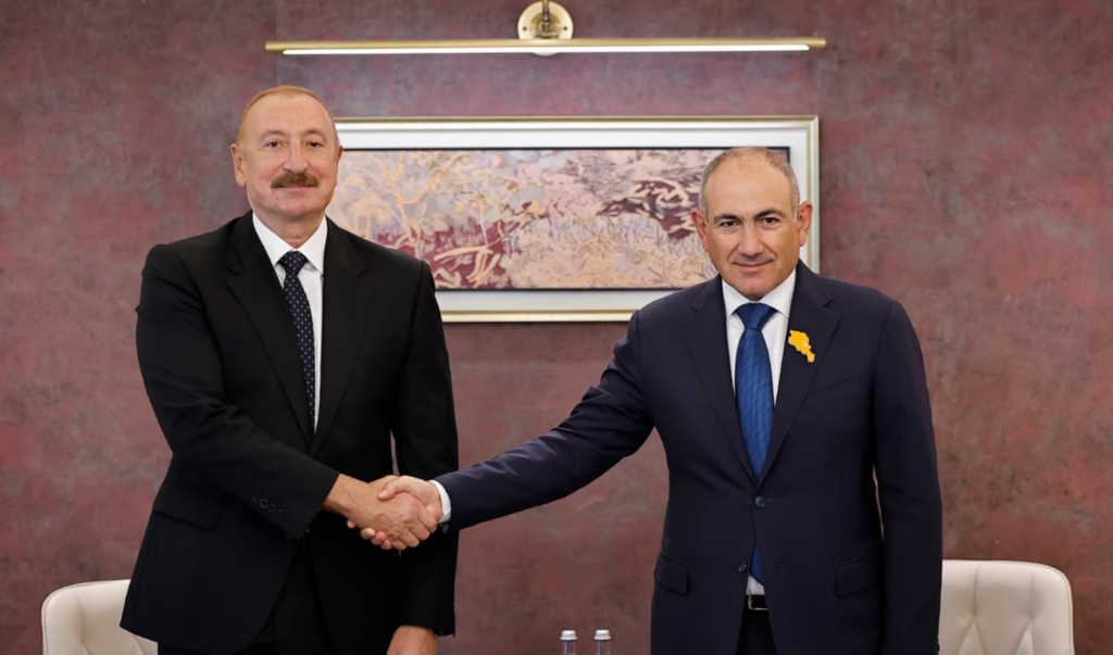 სომხეთმა შესაძლოა აზერბაიჯანში ექსპორტი დაიწყოს — ფაშინიანი და ალიევი ერთმანეთს შეხვდნენ