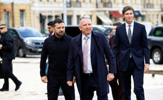 ტრამპის წარმომადგენლები  უიტკოფი და კუშნერი კიევში ჩავიდნენ